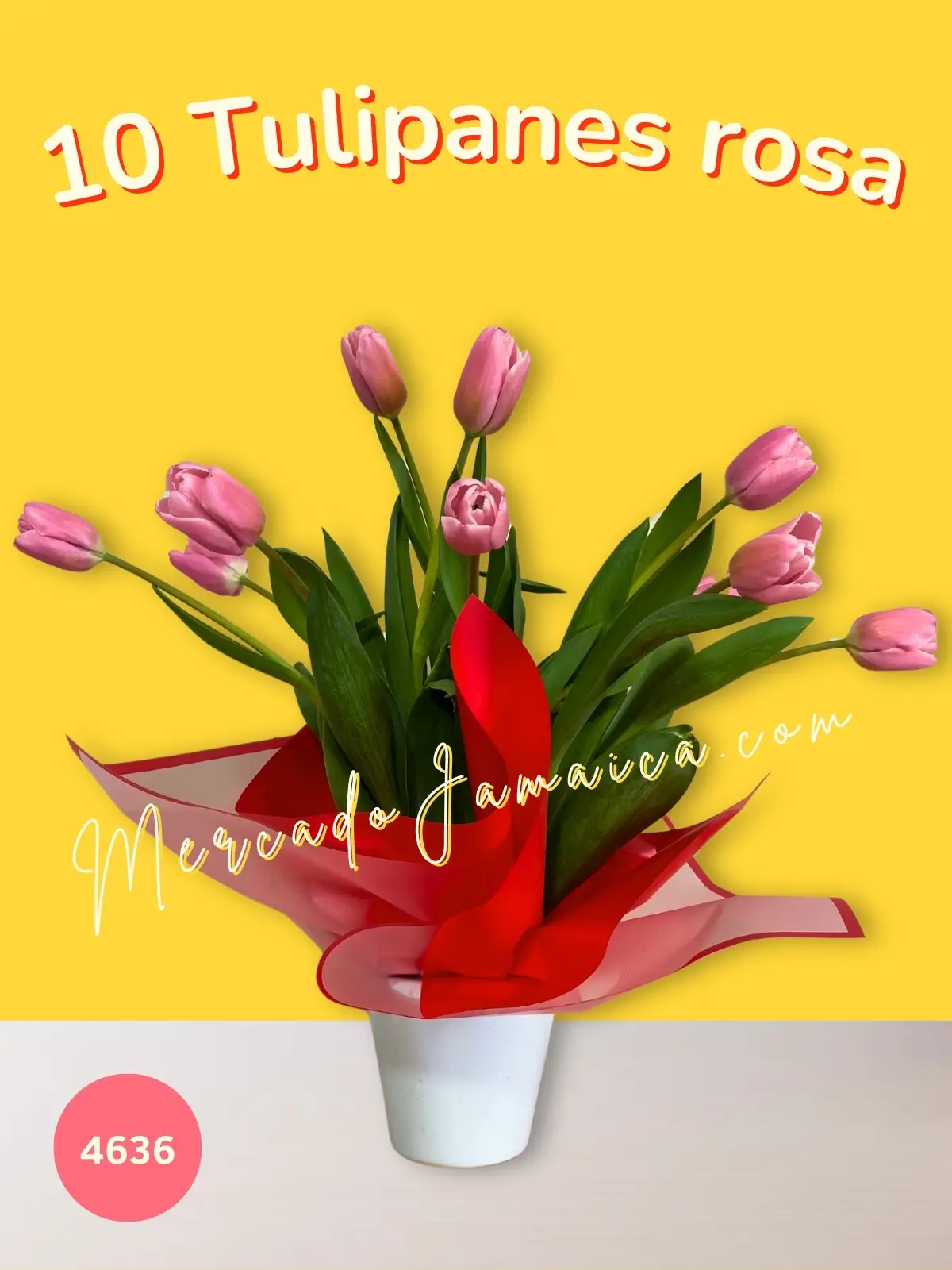Arreglo con Tulipanes Rosa Suspiro