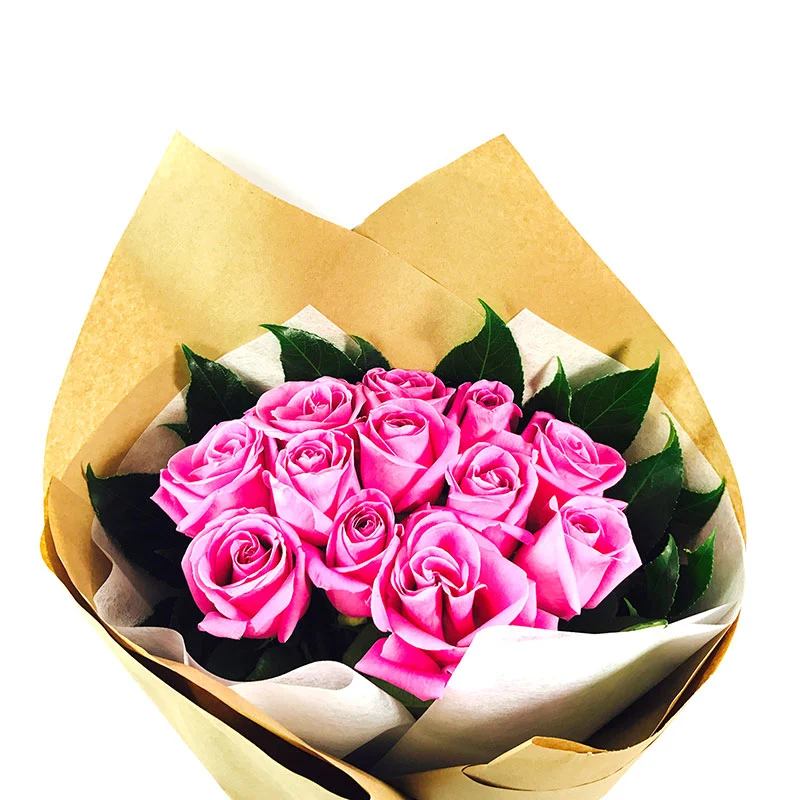 12 Rosas Moradas Bouquet