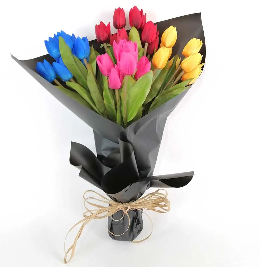 Artificiales  con 36 Tulipanes de Colores