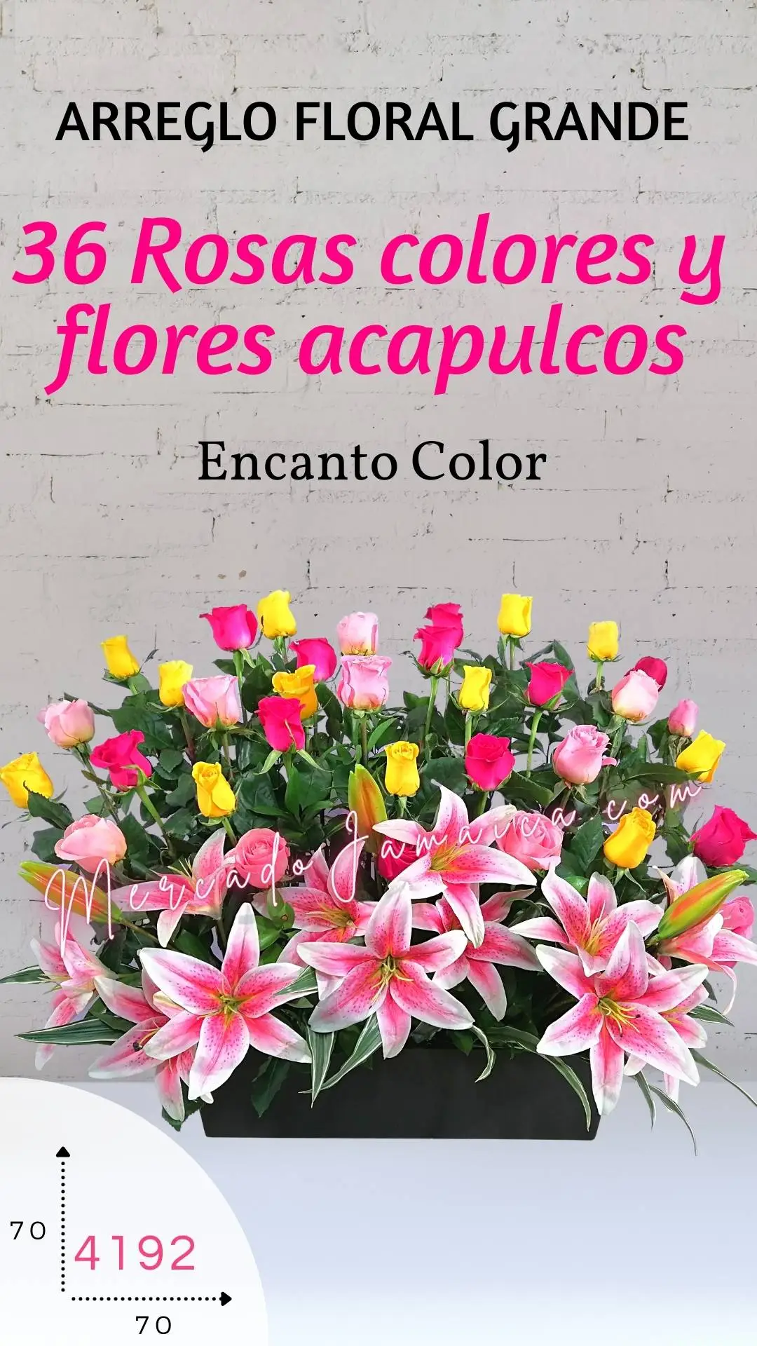 ¡Rosas y Acapulcos Rosa Color!
