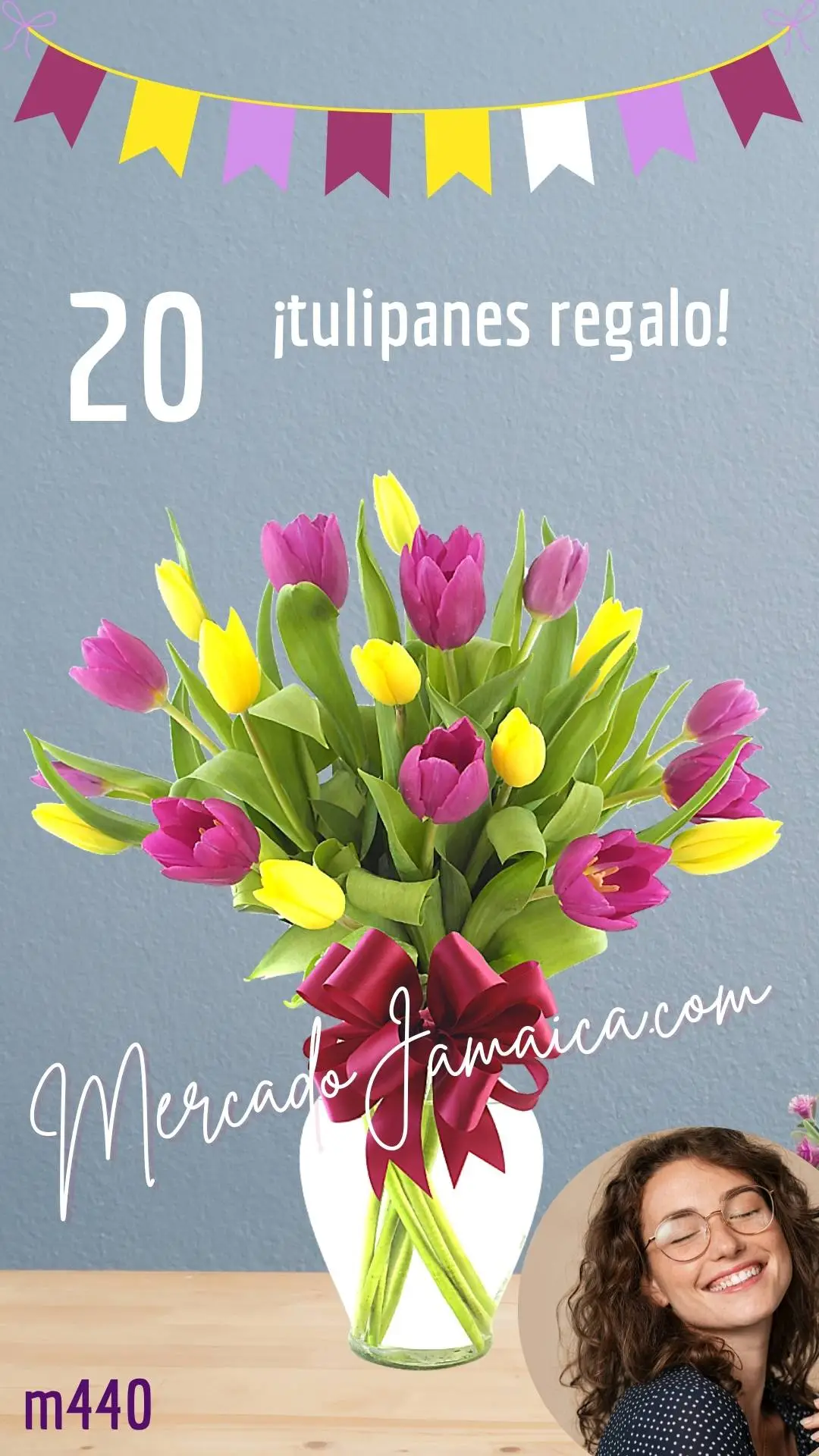 Florerias Santa Fe Amore 20 Tulips !