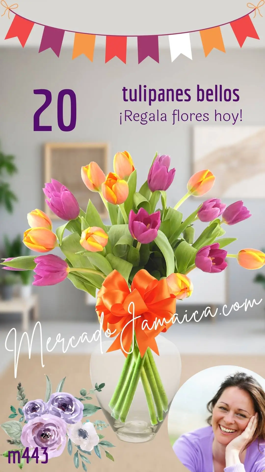 Regala Flores 20 Tulipanes y El Amor !