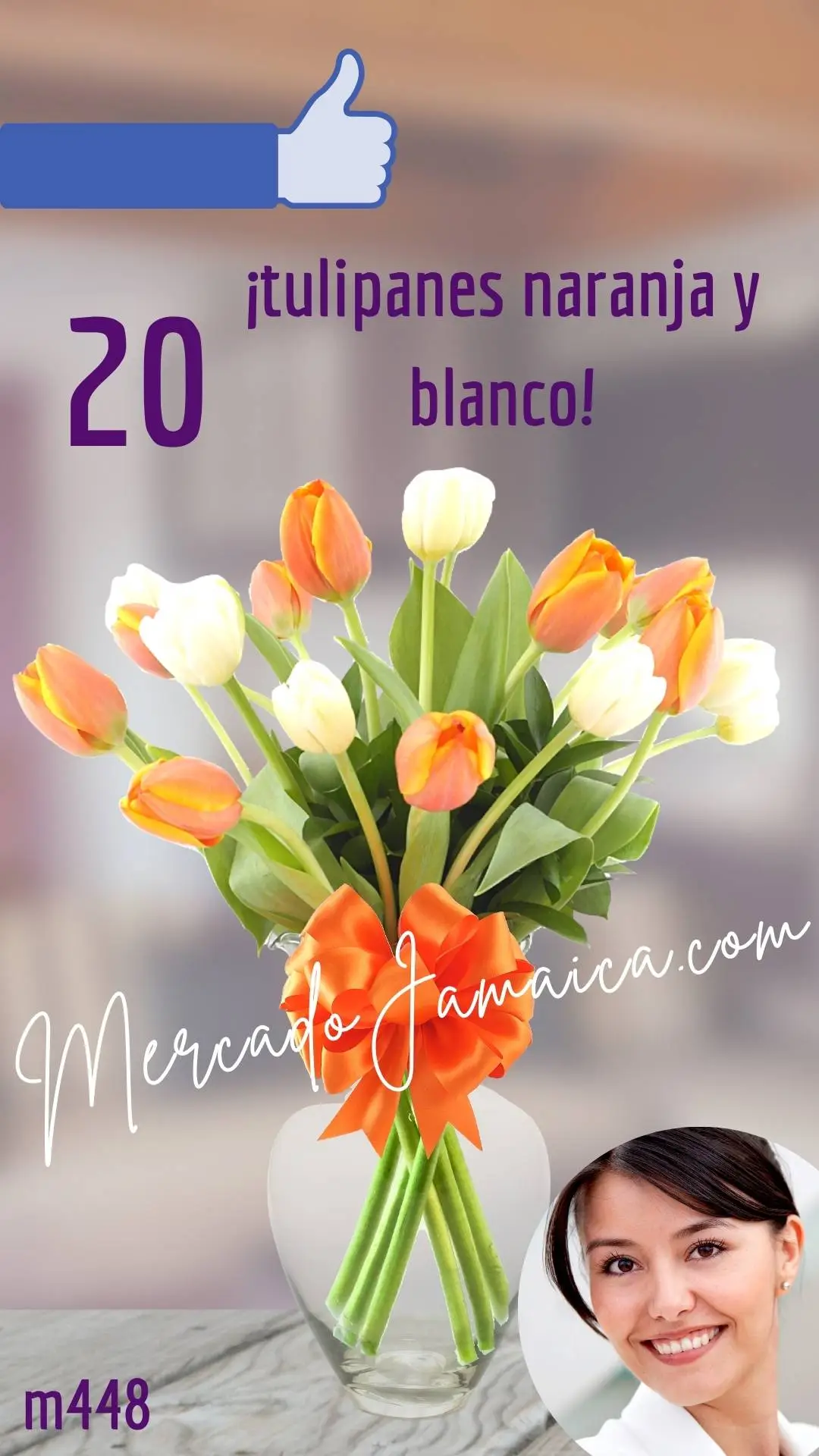Florerias en Mexico 20 Tulipanes