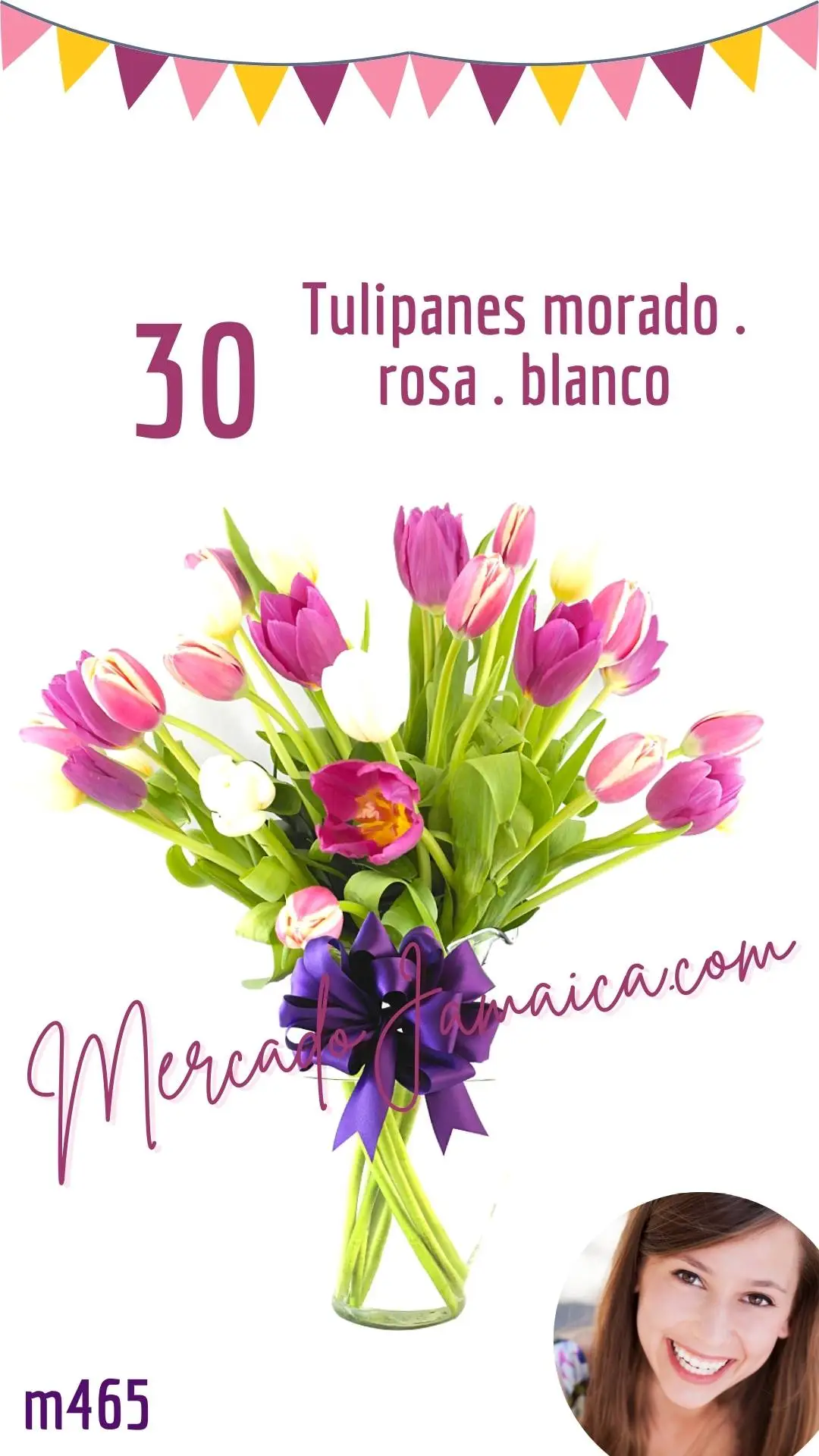 Florerias Condesa 30 Tulipanes