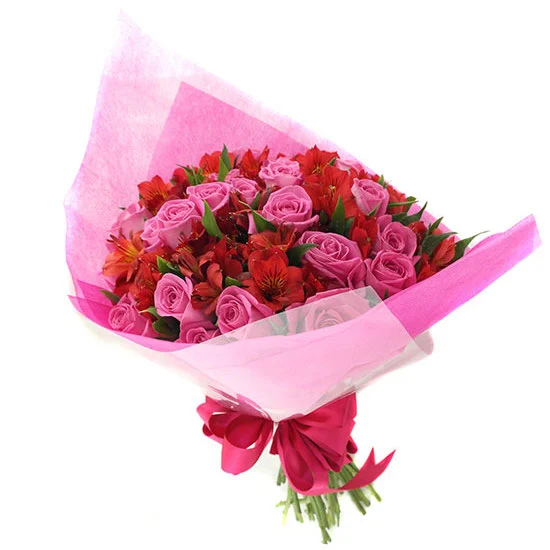 Ramos Florales de Rosas Rosa Amor a Primera Vista !
