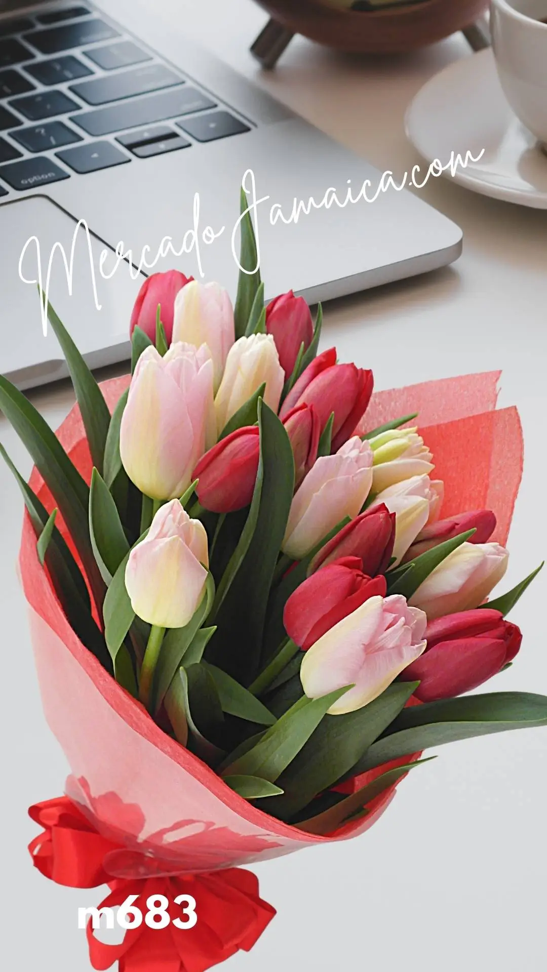 Ramos flores tulipanes rojos besos tuyos !
