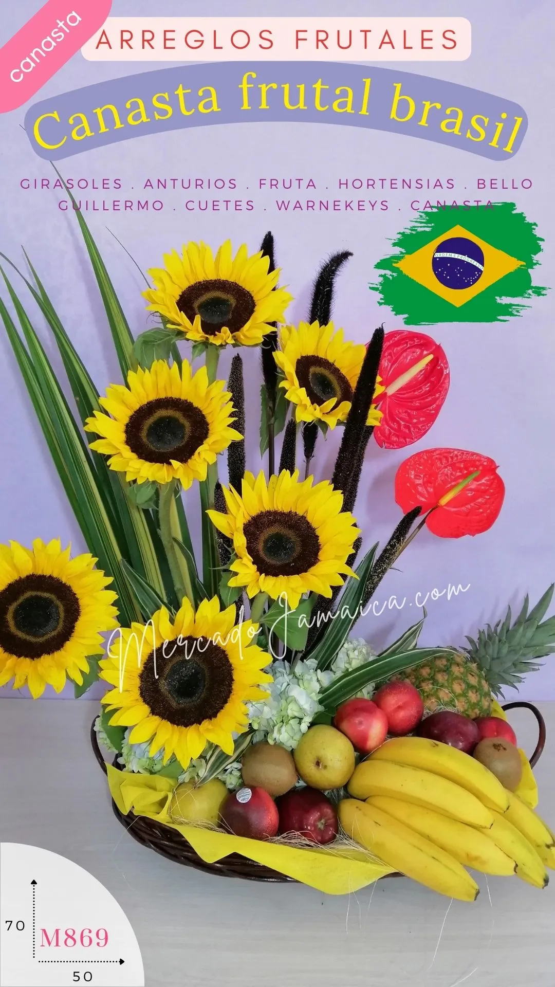 Canasta Frutal Brasil !