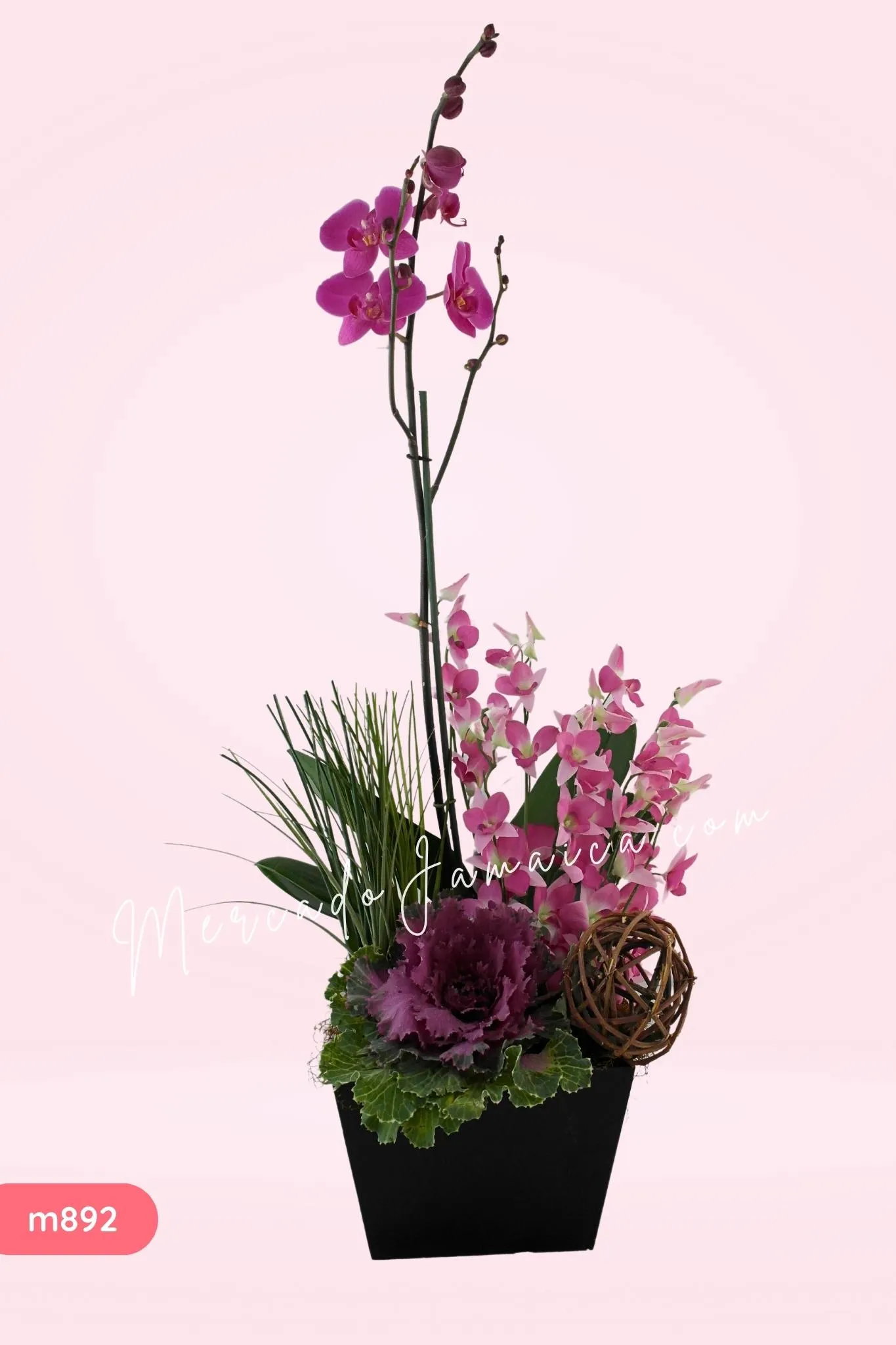 Arreglos con orquídea lila classic dendrobium !